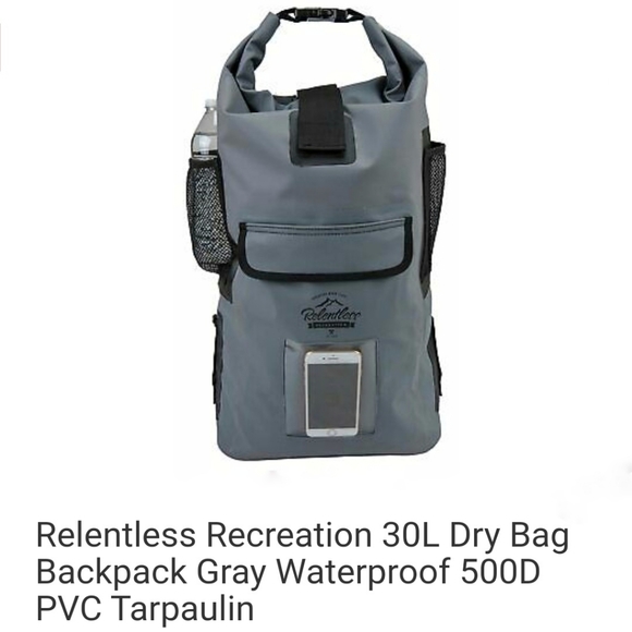 relentless recreation dry bag backpack